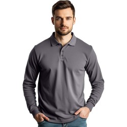 Classic Long sleeve Plain Polo Shirts - Stars & Stripes