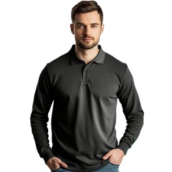 Classic Long sleeve Plain Polo Shirts - Stars & Stripes