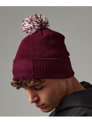 Plain Beanies Snowstar® patch beanie Beechfield 91g