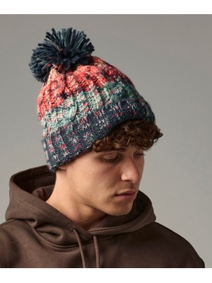 Plain Beanies Corkscrew pom pom beanie Beechfield 145g