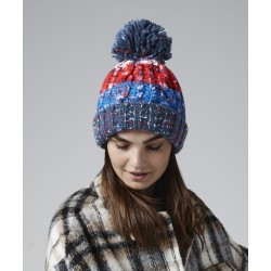 Plain Beanies Corkscrew pom pom beanie Beechfield 145g