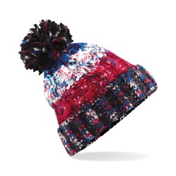 Plain Beanies Corkscrew pom pom beanie Beechfield 145g