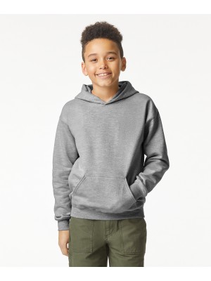 Plain Softstyle™ midweight fleece youth hoodie Gildan 285 gsm