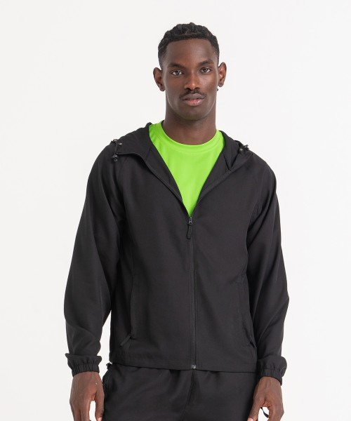 Plain Active track jacket AWDis Just Cool 110 gsm