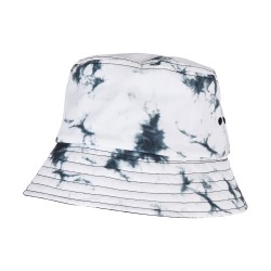 Batik dye reversible bucket hat