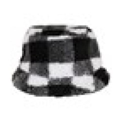 Sherpa check bucket hat (5003SC)