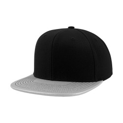 Metallic Visor Snapback Cap (6089PU)