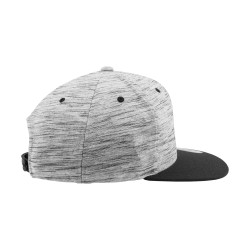 Stripes Melange Crown Snapback Cap (6089SC)