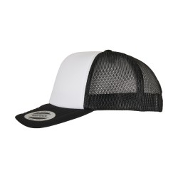 YP Classics® curved foam trucker cap – white front (6320W)