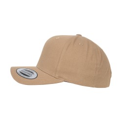 6-panel curved metal snap (7708MS)