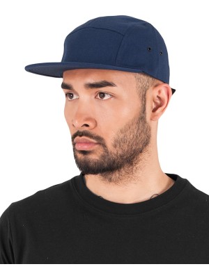 Classic 5-Panel Jockey Cap – Flexfit by Yupoong 7005