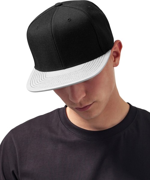 Metallic Visor Snapback Cap (6089PU)