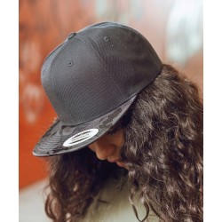 Camo Visor Snapback Cap (6089CV)