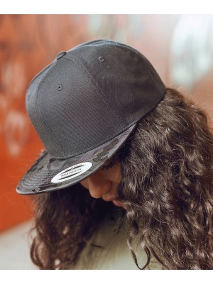 Camo Visor Snapback Cap (6089CV)