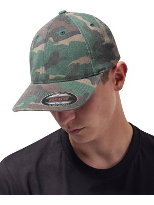 Flexfit garment washed camo (6977CA)