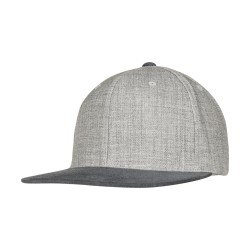 Melange velour snapback (6089VM) 