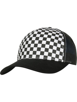 Checkerboard retro trucker (6506CB)