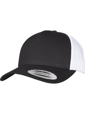 5-panel retro trucker 2-tone cap (6506T)