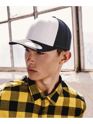 Retro Trucker Cap – Coloured Front Snapback (6606CF)