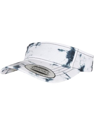 Batik dye curved visor cap