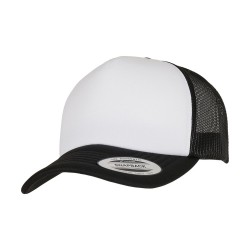 YP Classics® curved foam trucker cap – white front (6320W)