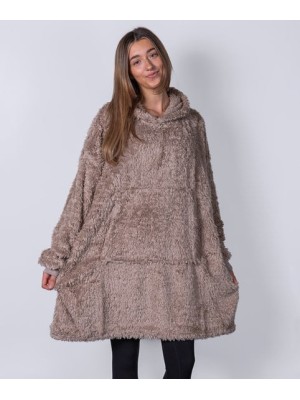 the Ribbon Teddy Bear Fabric Hoodie
