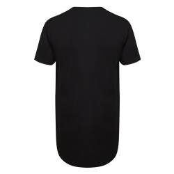 Plain t-shirt with dipped hem Longline SF 140 GSM
