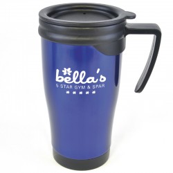 Personalised Dali Metal Colour Travel Mug