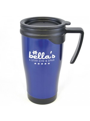 Personalised Dali Metal Colour Travel Mug