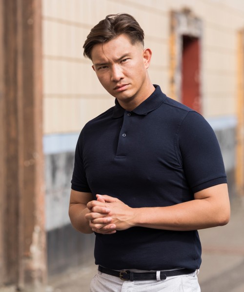 Plain Stretch polo T-shirts AWDis Just Polo's 200 GSM