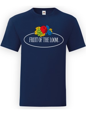 Plain Vintage T large logo print T-shirts Fruit of the Loom White: 145. Colours: 150 GSM