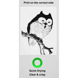 A4 - Waterproof Screen Printing Inkjet Film Transparency - Cut Sheets (8.3 x 11.7 inches)