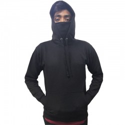 Ninja Face Mask Pullover Hoodie - Stars & Stripes