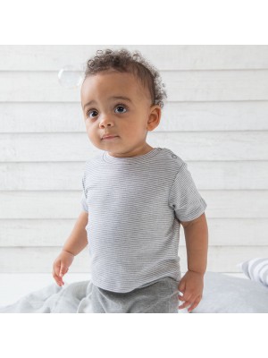 Sustainable & Organic T-Shirts Baby stripy T Kids  Ecological BABYBUGZ brand wear