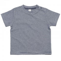 Sustainable & Organic T-Shirts Baby stripy T Kids  Ecological BABYBUGZ brand wear