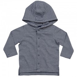 Sustainable & Organic T-Shirts Baby stripy hooded T Kids  Ecological BABYBUGZ brand wear