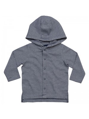 Sustainable & Organic T-Shirts Baby stripy hooded T Kids  Ecological BABYBUGZ brand wear
