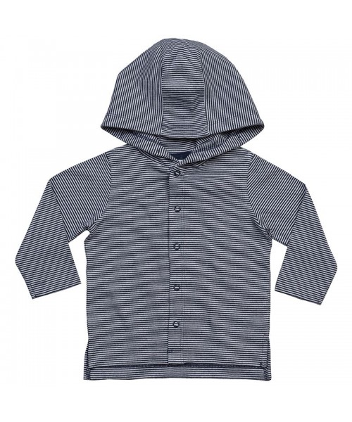Sustainable & Organic T-Shirts Baby stripy hooded T Kids  Ecological BABYBUGZ brand wear