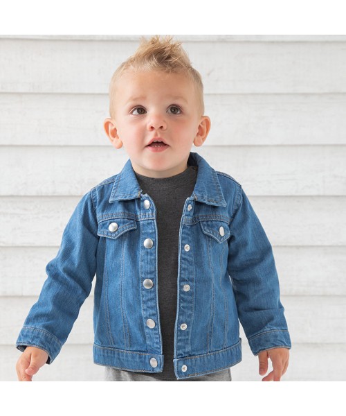 Sustainable & Organic Jackets Baby Rocks denim jacket Kids  Ecological BABYBUGZ brand wear