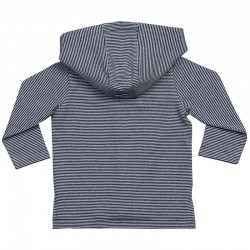 Sustainable & Organic T-Shirts Baby stripy hooded T Kids  Ecological BABYBUGZ brand wear