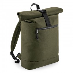 Sustainable & Organic Bags Recycled rolled-top backpack   Ecological BagBase brand wear