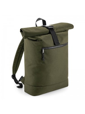 Sustainable & Organic Bags Recycled rolled-top backpack   Ecological BagBase brand wear
