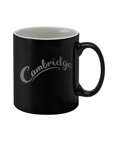  Personalised Cambridge Mug - Black Duo 