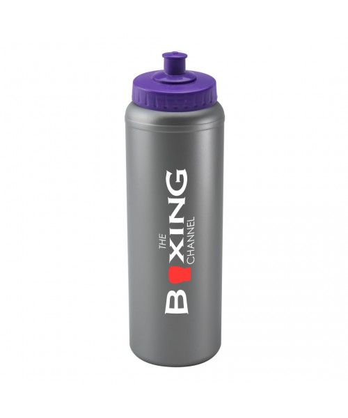 Personalised Sports Bottle 1l Silver