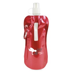 Personalised Metallic Fold Up Bottle