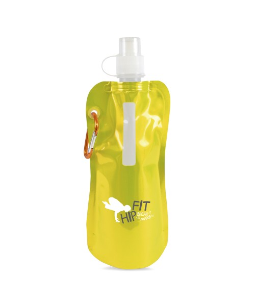 Personalised Metallic Fold Up Bottle