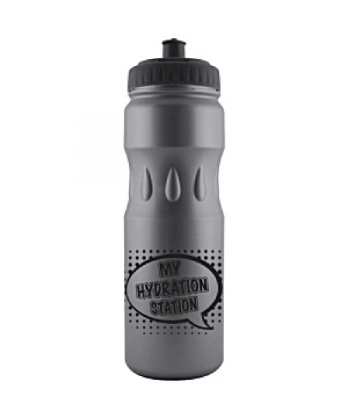  Personalised Teardrop 750ml Bottle Black