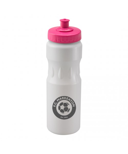 Personalised Teardrop Sports White 750ml