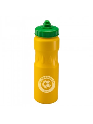 Personalised Teardrop Sports Yellow 750ml