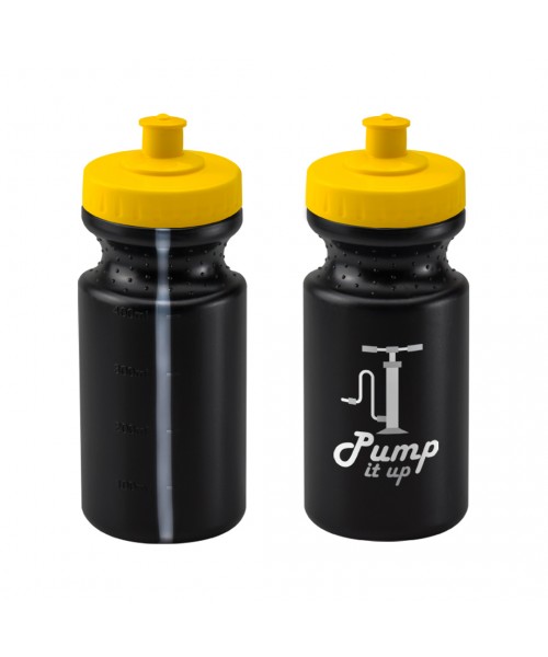 Personalised Viz Sports Bottle 500ml Black